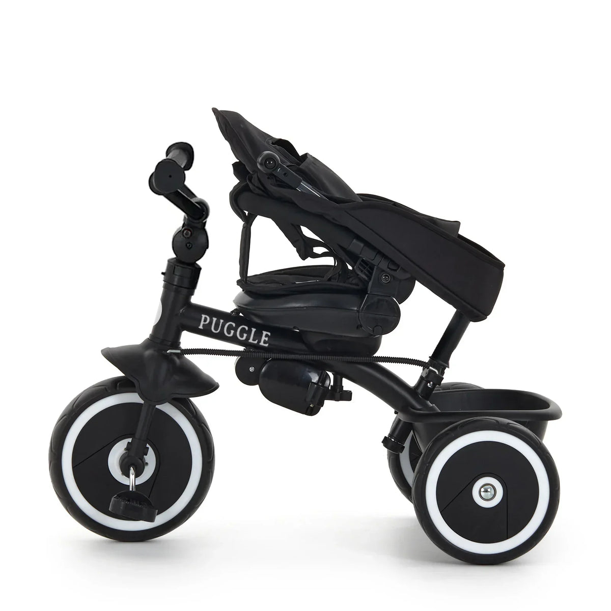 Easy Twist 6-in-1 Folding Trike with Parent Handle - Midnight Black (9 Months - 5 Years)