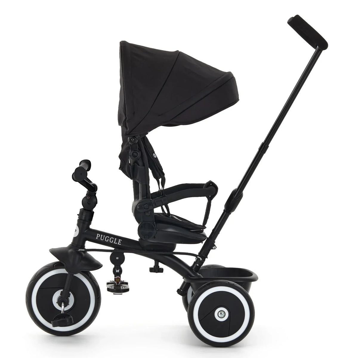 Easy Twist 6-in-1 Folding Trike with Parent Handle - Midnight Black (9 Months - 5 Years)