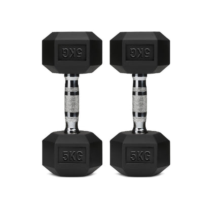 Rubber Hex Dumbbell Set for Your Home Gym