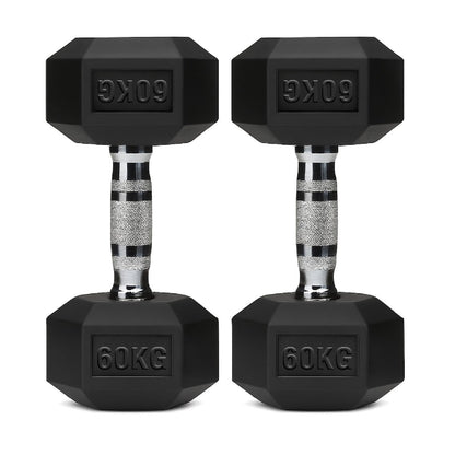 Rubber Hex Dumbbell Set for Your Home Gym