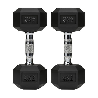 Rubber Hex Dumbbell Set for Your Home Gym