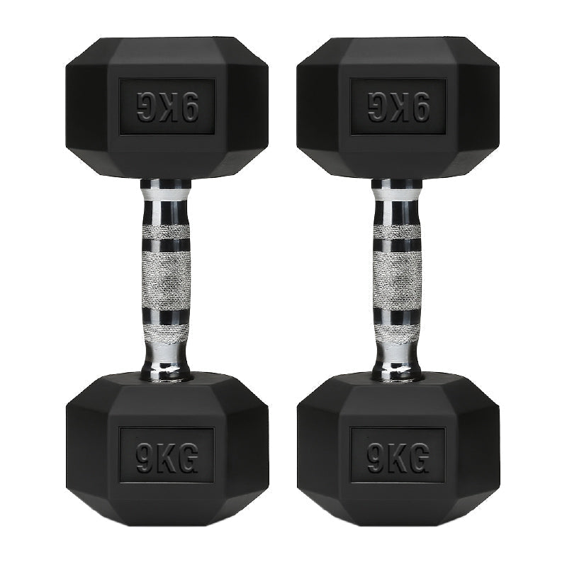 Rubber Hex Dumbbell Set for Your Home Gym