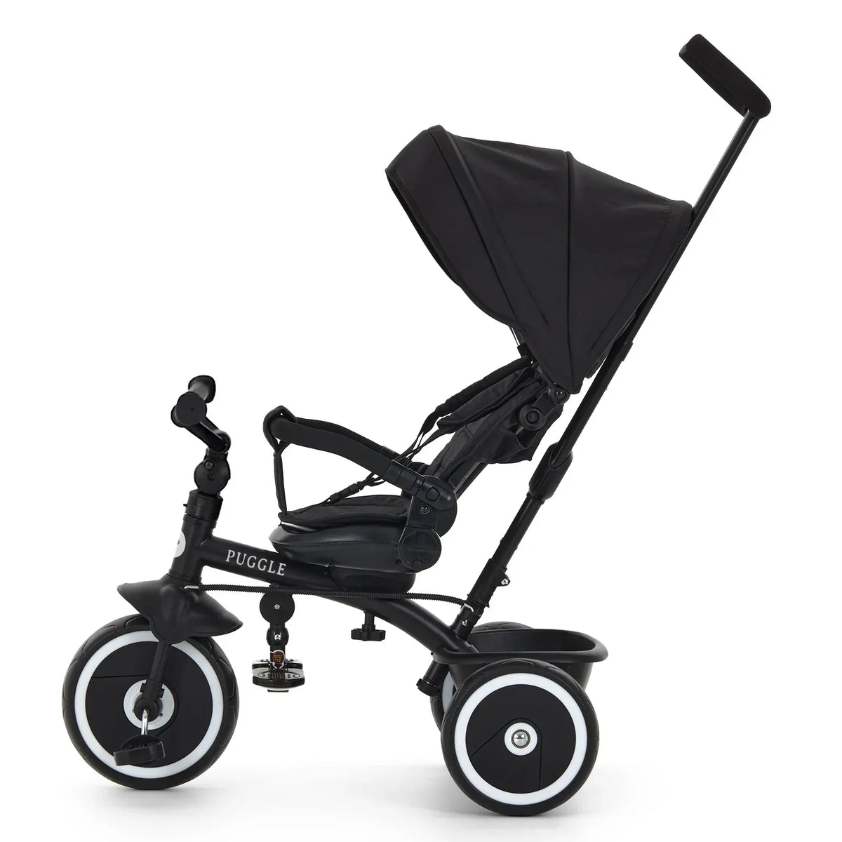 Easy Twist 6-in-1 Folding Trike with Parent Handle - Midnight Black (9 Months - 5 Years)