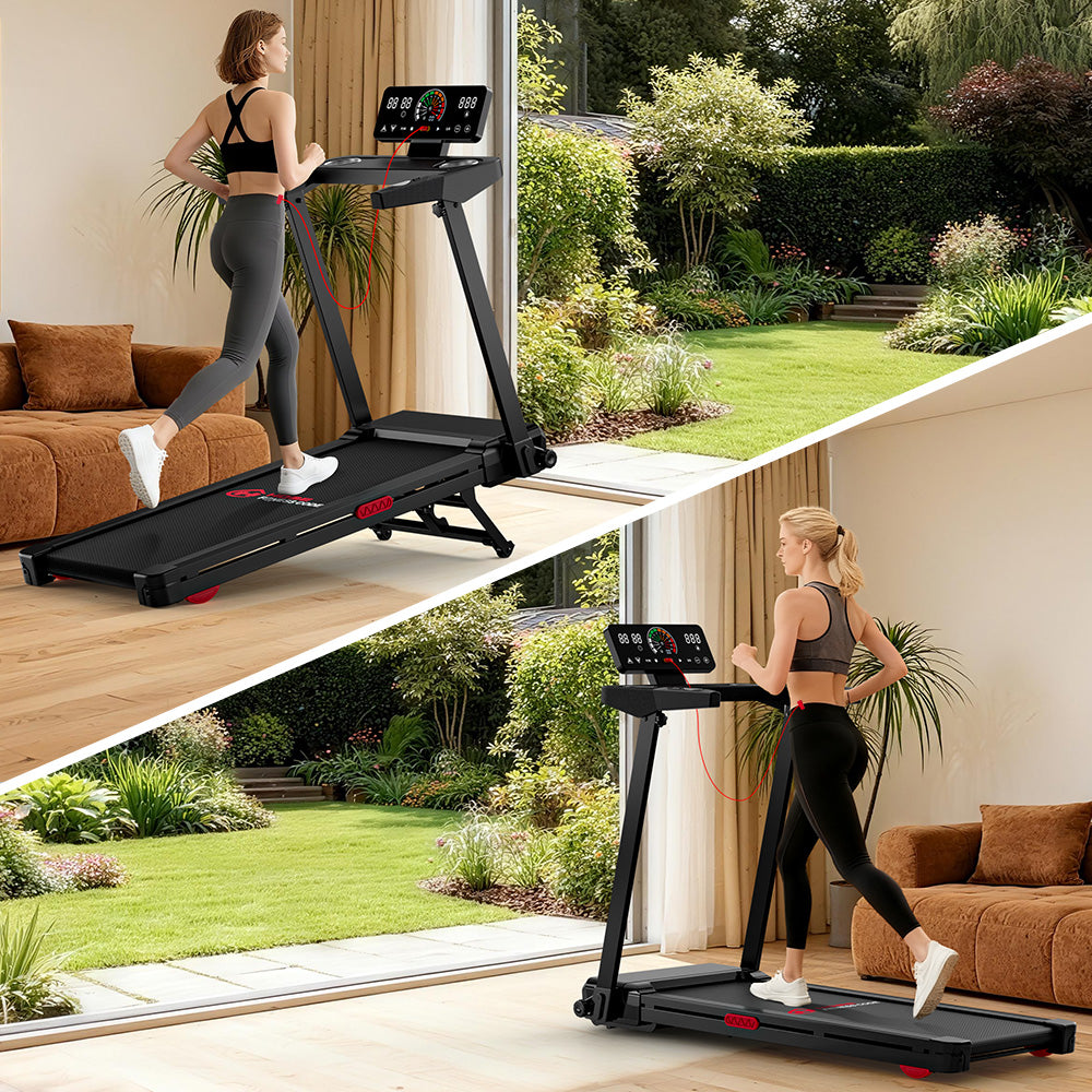 Folding Treadmill Q8, 1-12KM/H, 5% Manual Incline, Touch Control